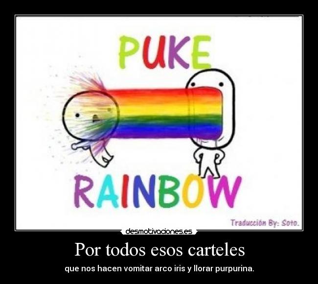 Por todos esos carteles - 