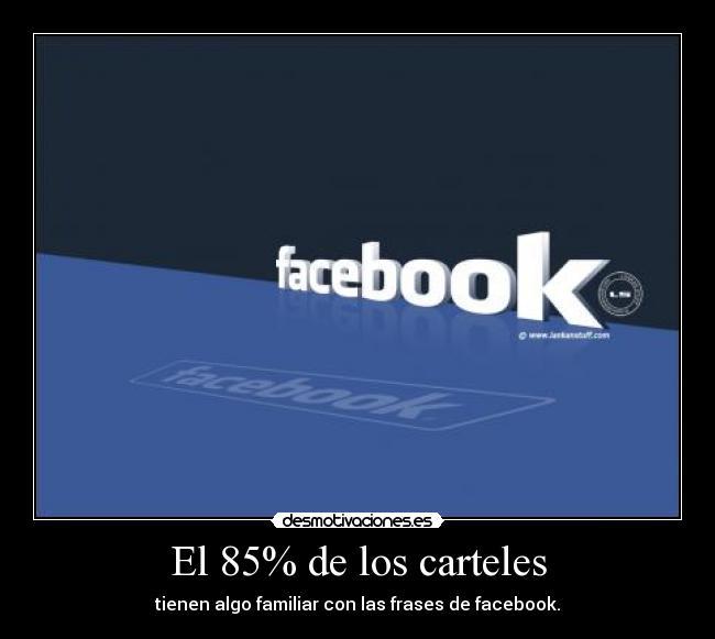 El 85% de los carteles - 