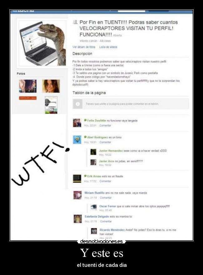 Y este es - el tuenti de cada dia