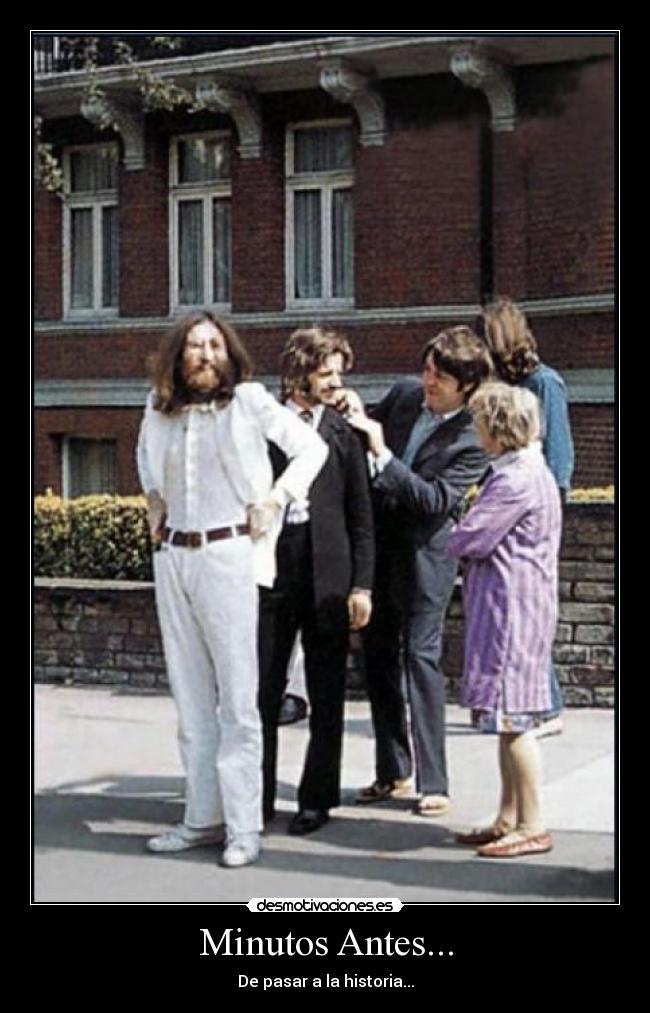 Minutos Antes... - De pasar a la historia...