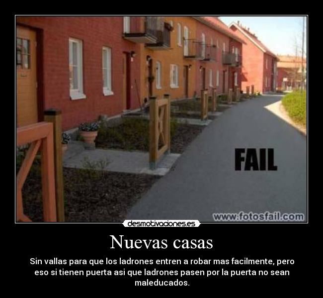 Nuevas casas -