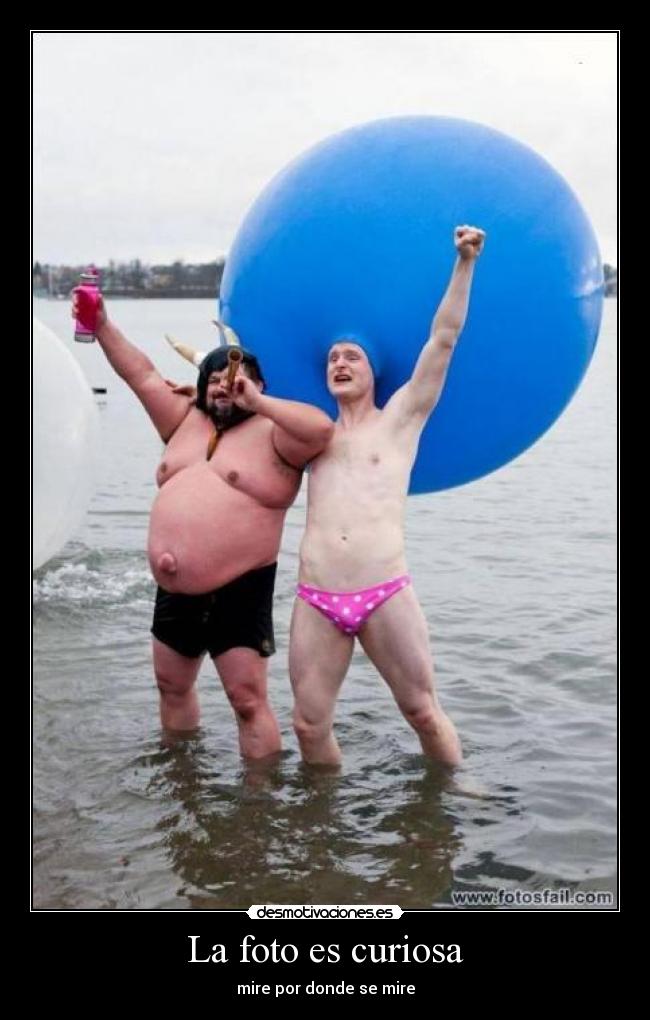 La foto es curiosa -