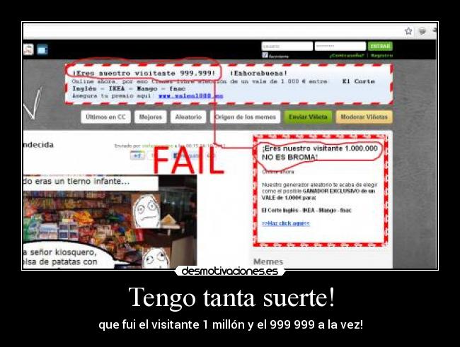 Tengo tanta suerte! -