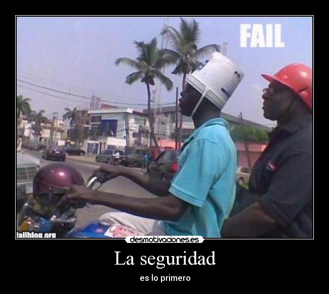 La seguridad - es lo primero
