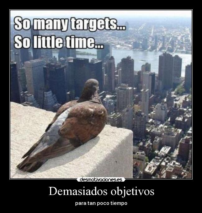 Demasiados objetivos - 