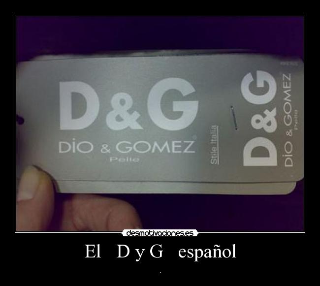 El   D y G   español - .