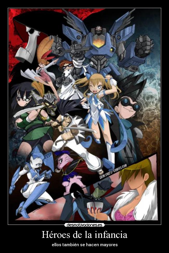 Héroes de la infancia - ellos también se hacen mayores