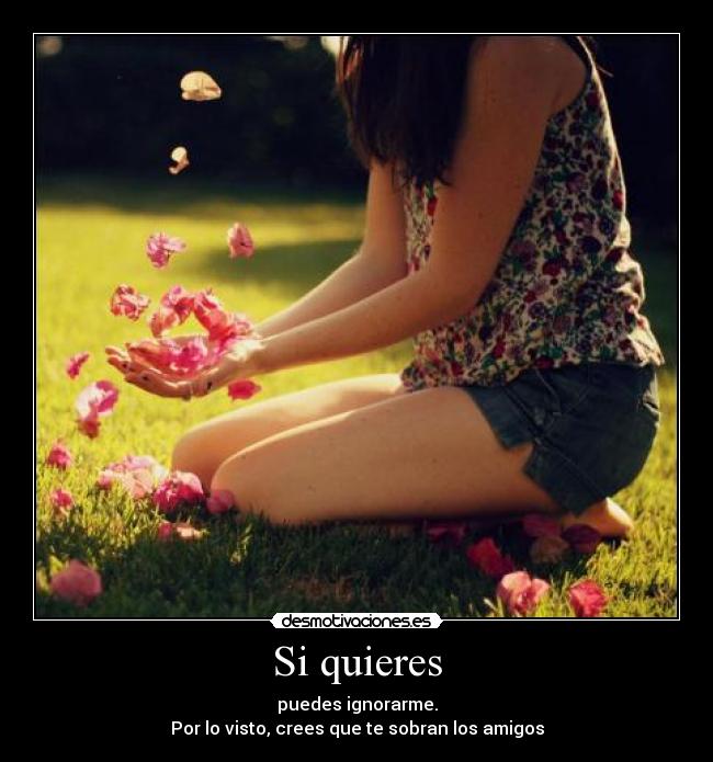 Si quieres -