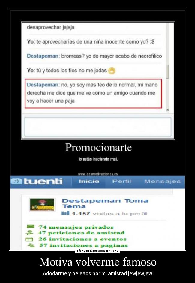 Motiva volverme famoso - 