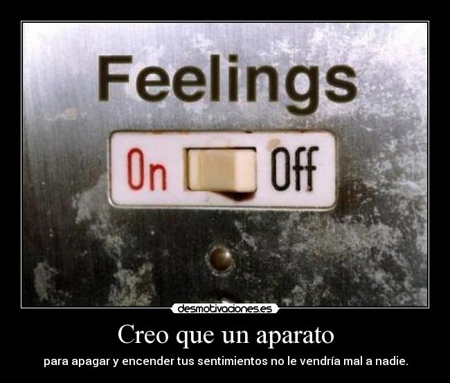 Creo que un aparato -