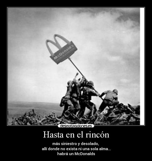 Hasta en el rincón -