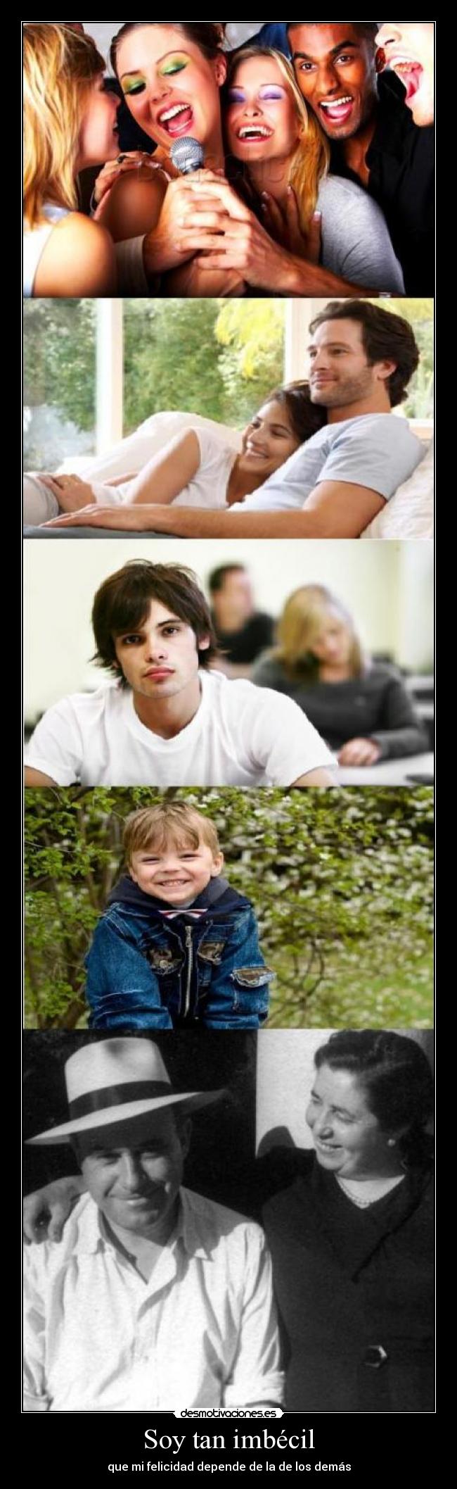 carteles felicidad depende familia pareja mis amigos etc desmotivaciones