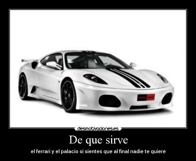 De que sirve - 
