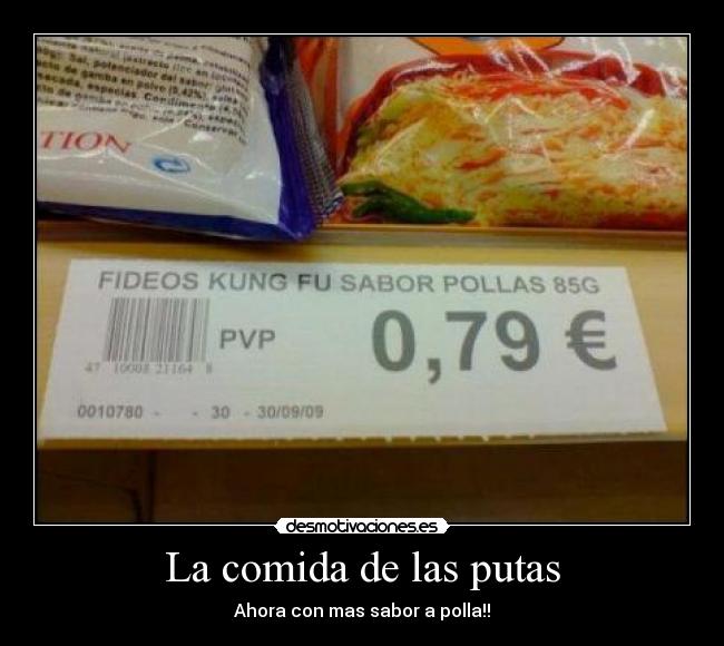 La comida de las putas -