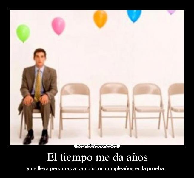 El tiempo me da años -