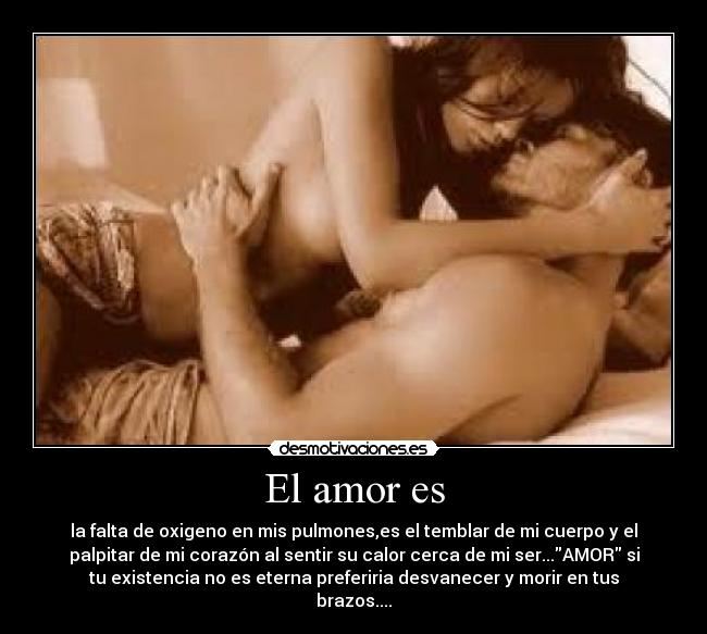 El amor es -