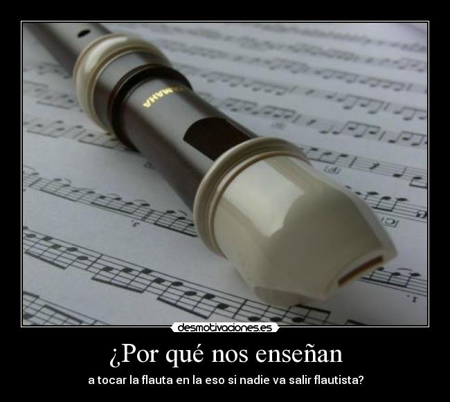 ¿Por qué nos enseñan -