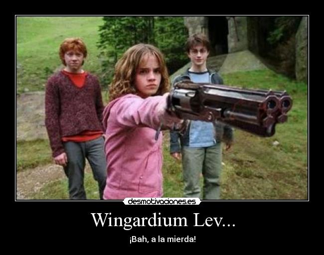 Wingardium Lev... - ¡Bah, a la mierda!