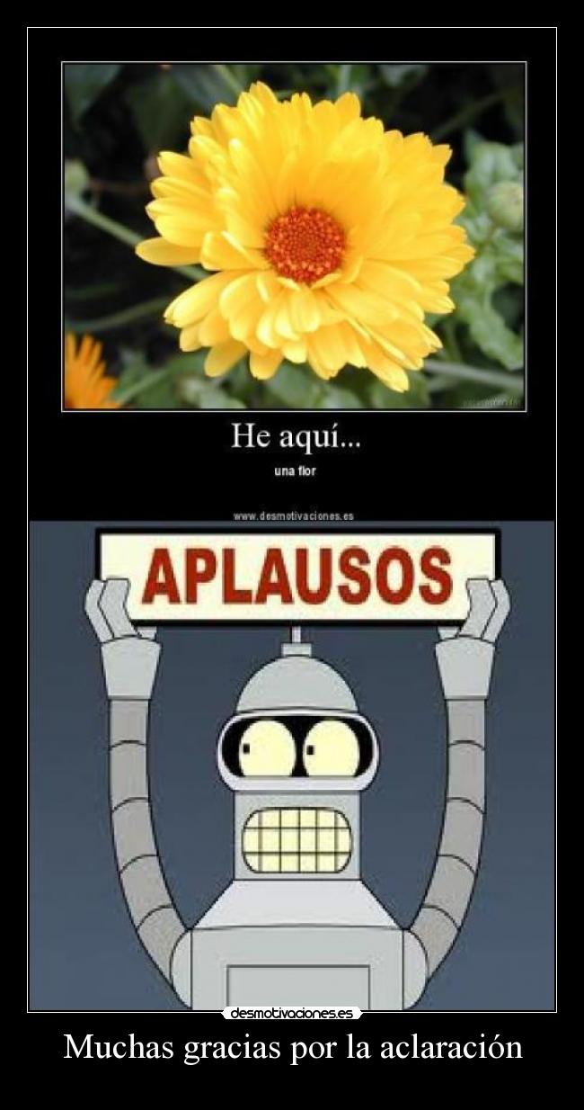 carteles 19andres93 flor bender aplausos aclaracion desmotivaciones