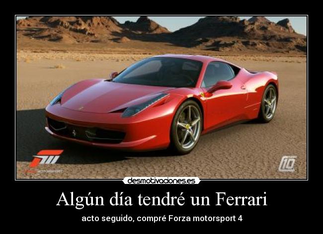 Algún día tendré un Ferrari - 