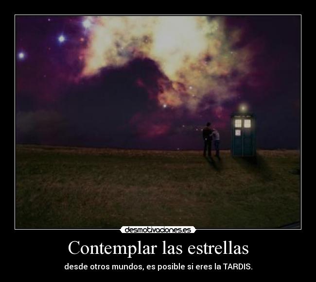 Contemplar las estrellas -