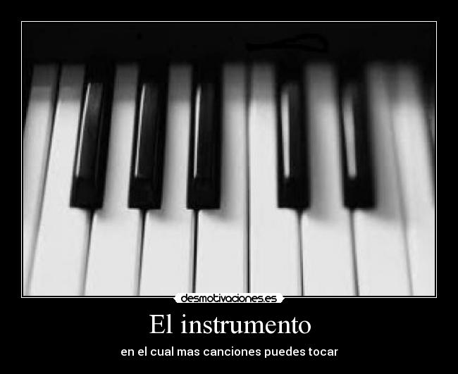 El instrumento -