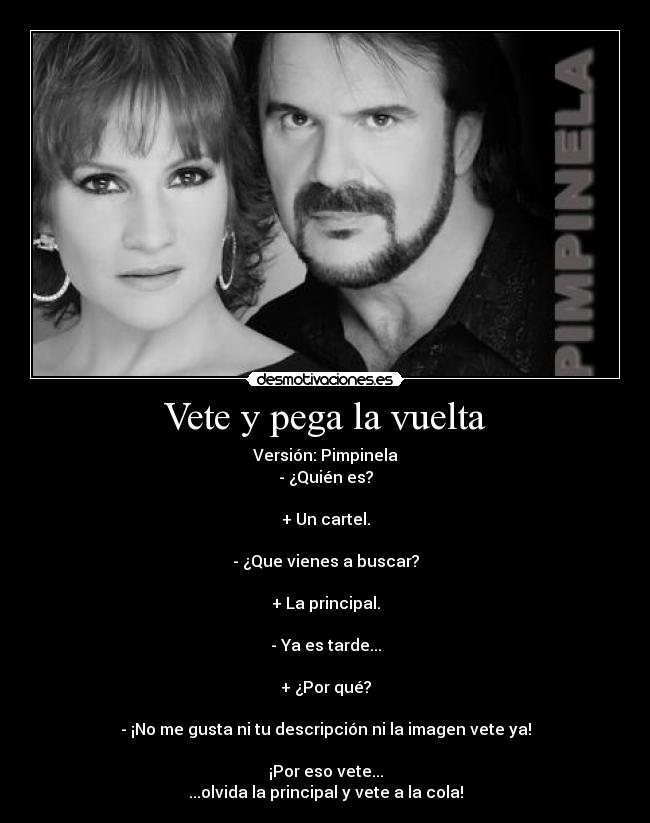 Vete y pega la vuelta - 