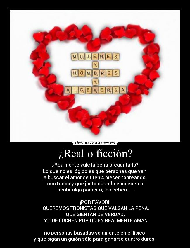 ¿Real o ficción? -