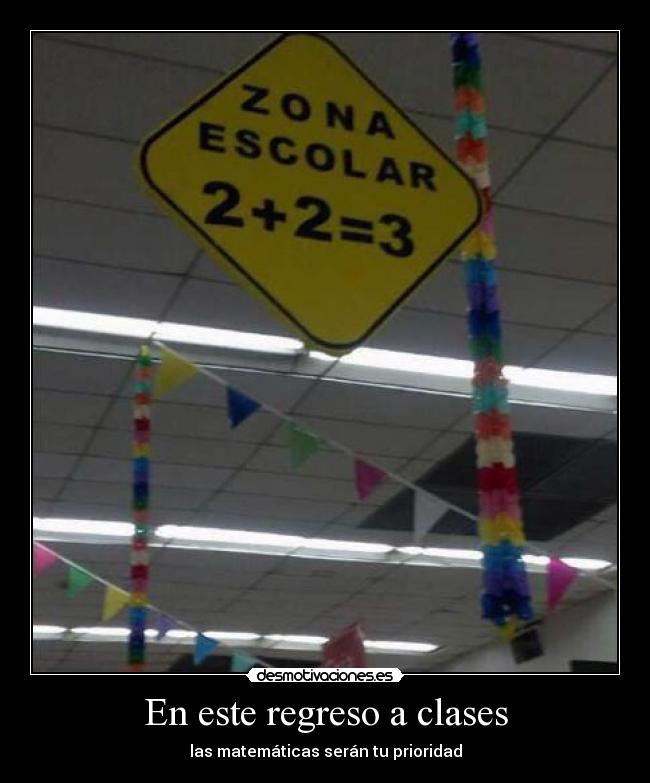 En este regreso a clases -