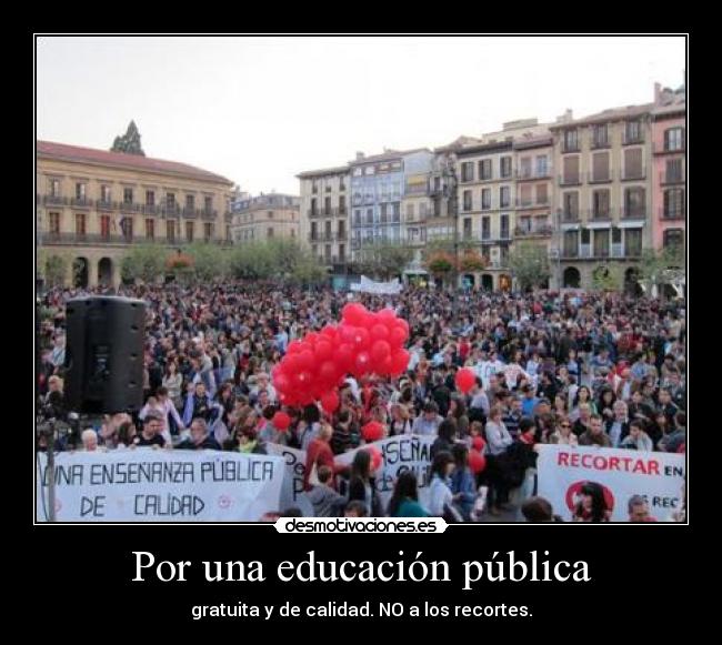 Por una educación pública -