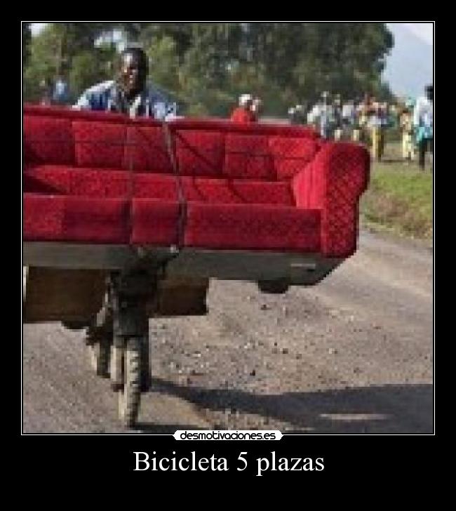 Bicicleta 5 plazas -