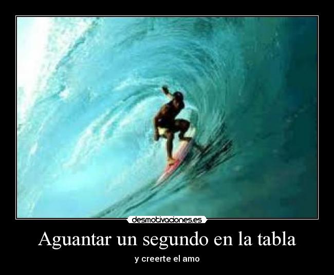 Aguantar un segundo en la tabla -