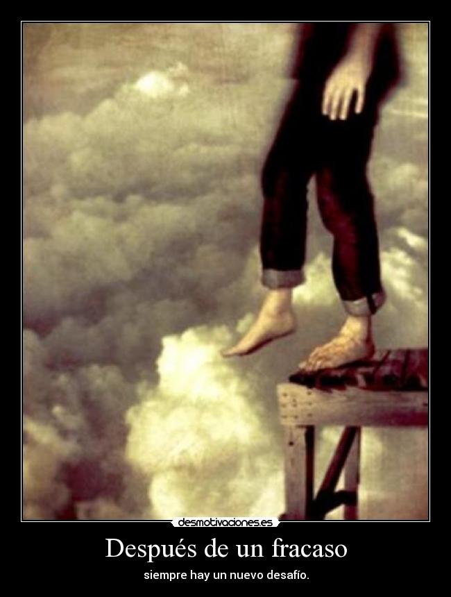 Después de un fracaso - 
