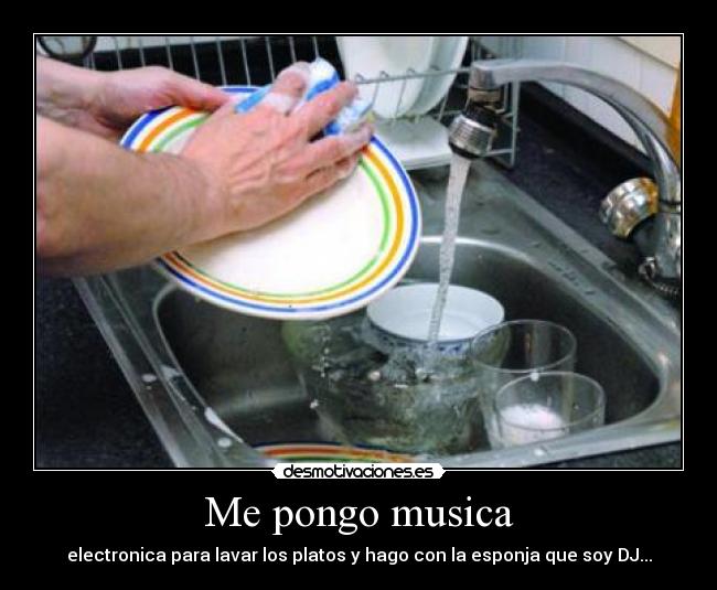 Me pongo musica -