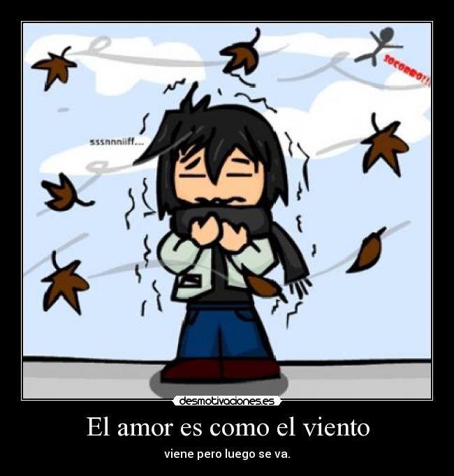 El amor es como el viento -