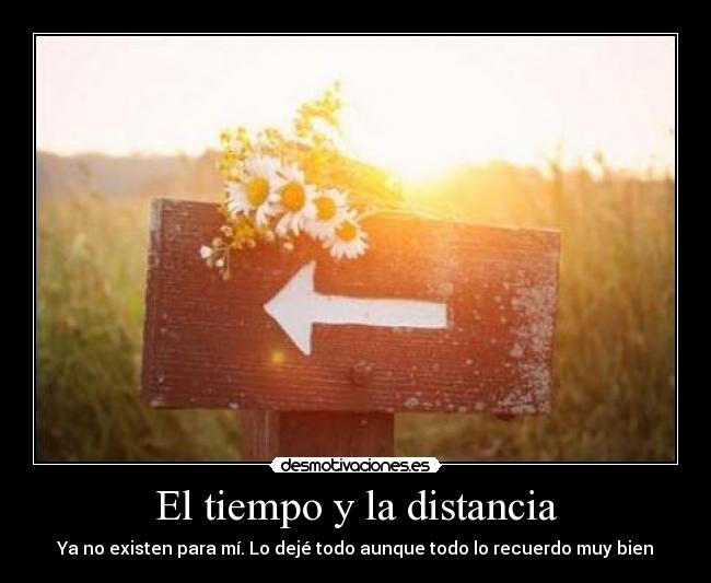El tiempo y la distancia - 