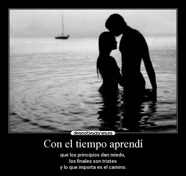 Con el tiempo aprendí -