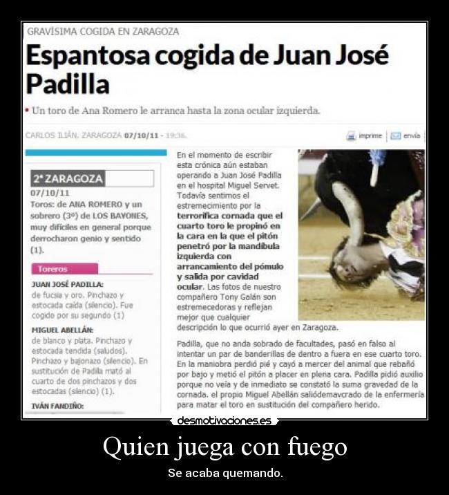 carteles toros desmotivaciones