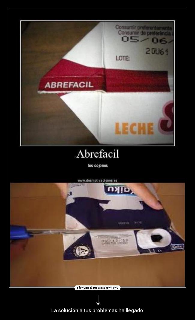 carteles las tijeras cortan desmotivaciones