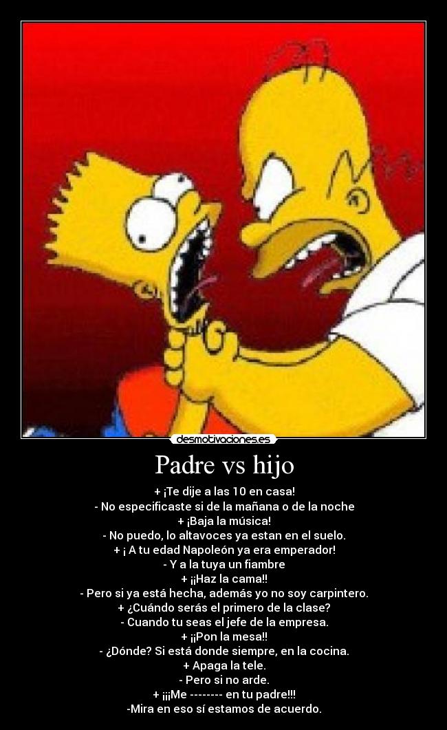 Padre vs hijo -