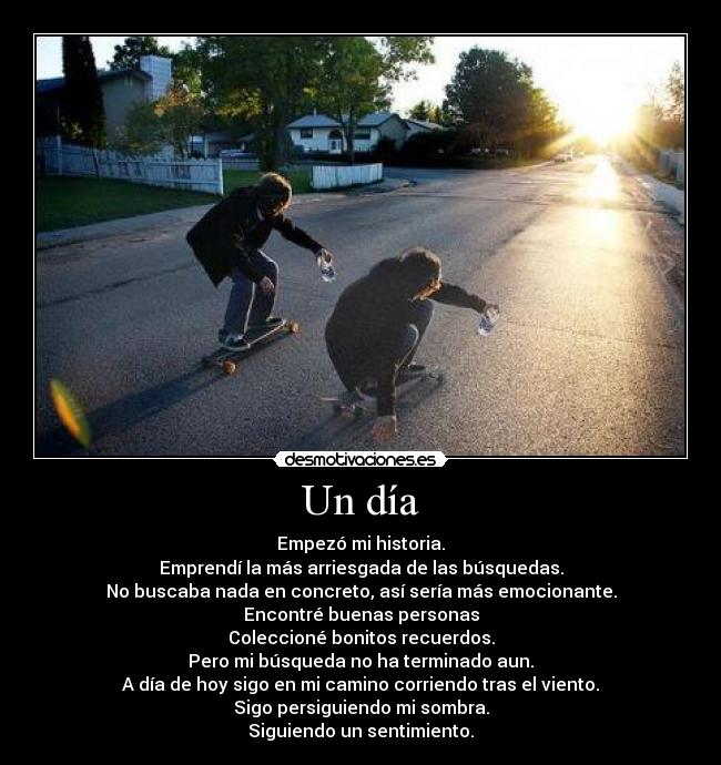 Un día -