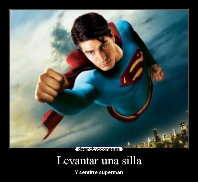 Levantar una silla -