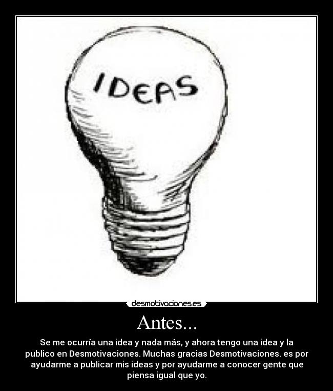 Antes... - 