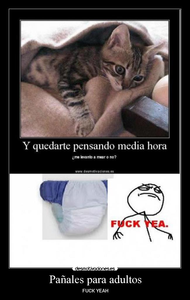 Pañales para adultos - FUCK YEAH