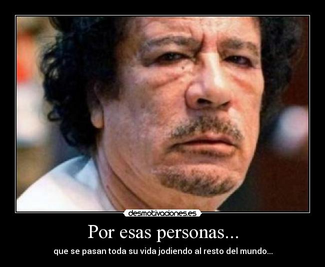 Por esas personas... - 