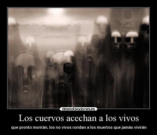 Los cuervos acechan a los vivos -
