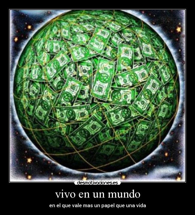 vivo en un mundo -