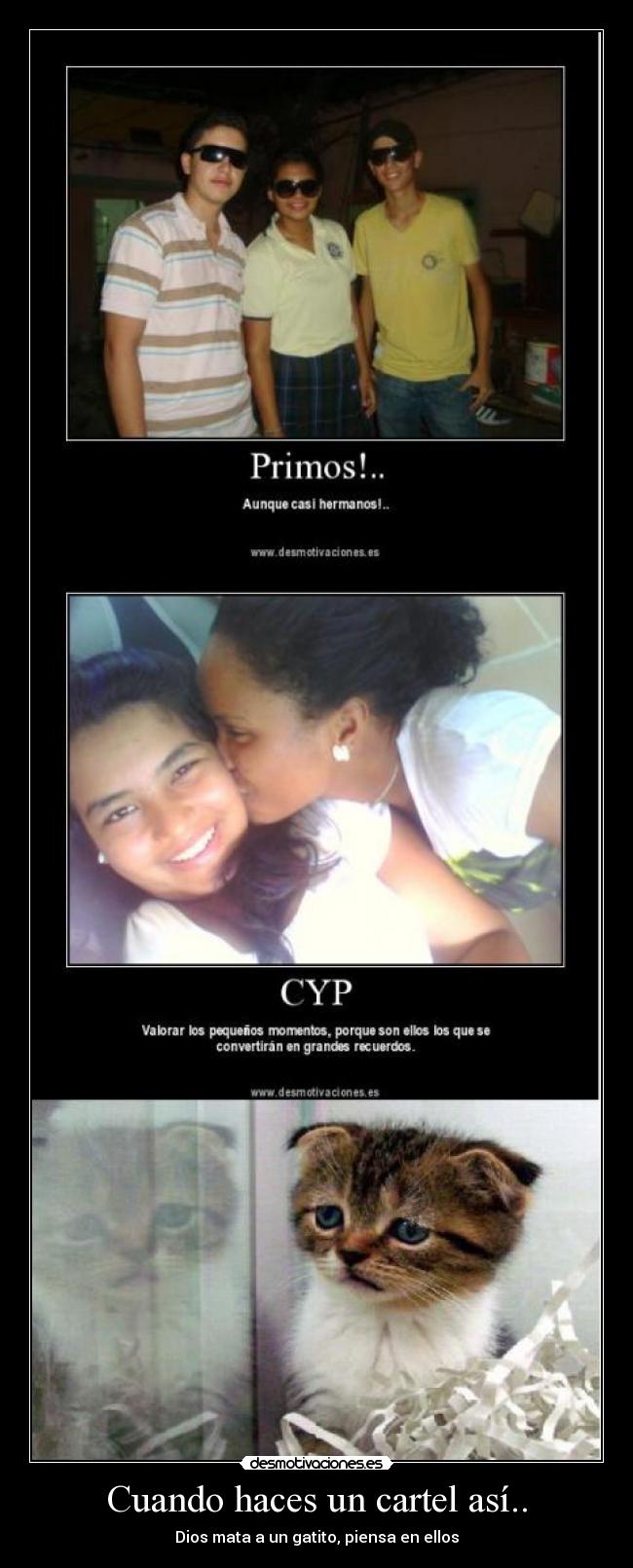 Cuando haces un cartel así.. -