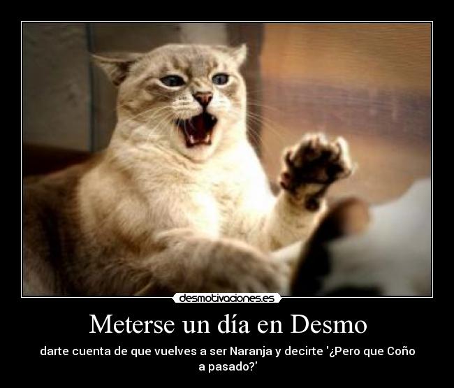 Meterse un día en Desmo -