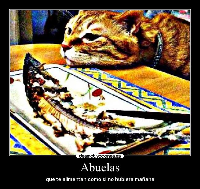 Abuelas - que te alimentan como si no hubiera mañana